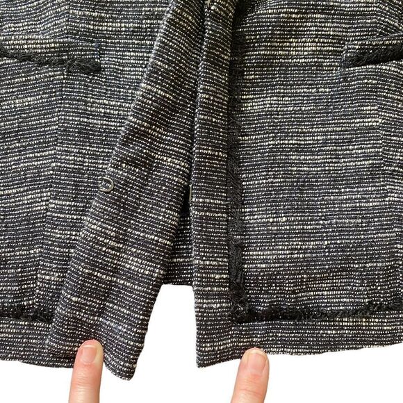 DKNY tweed Linen blend dress blazer slide closer size 10 - Picture 5 of 8